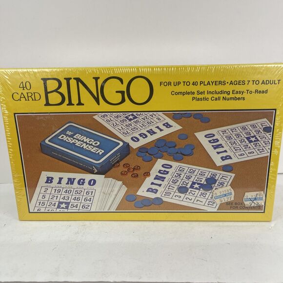1981 40 Card Bingo Game - Whitman No. 4709 - New in Sealed Box - Picture 1 of 4